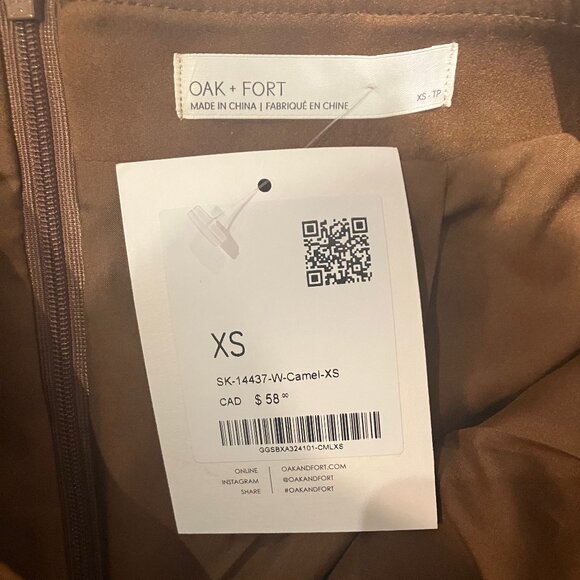 VEGAN SUEDE MINI SKIRT - Picture 4 of 4